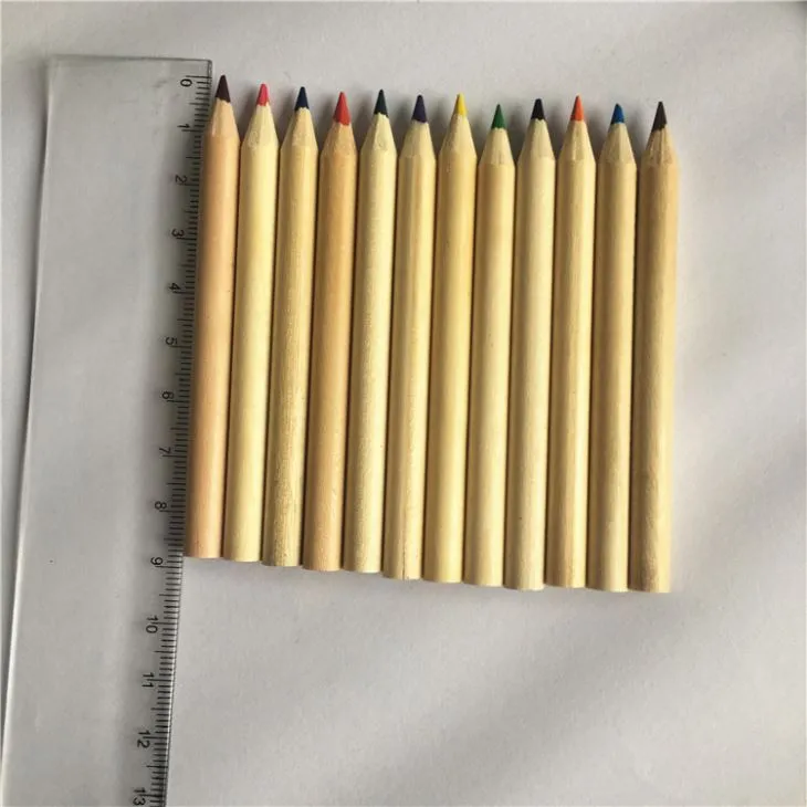 Série de mini lápis coloridos Nature Wood